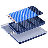 Набір графітних олівців YOVER 12 штук твердість 8В-5Н, фото 8