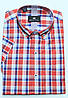 Чоловіча сорочка в червону клітку короткий рукав, фото 2