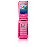 Samsung C3520 Pink La Fleur кнопковий мобільний телефон розкладачка 800 мАг, фото 4