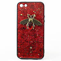 Чехол Epoxy Bee Case для Apple iPhone 5 / 5S / SE Red