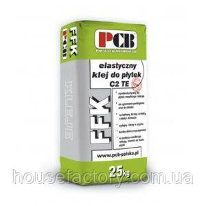 "Клейовий розчин високоеластичні класу С2 TE S2" Плитка на плитку " PCB FFK Ваніль 25 кг