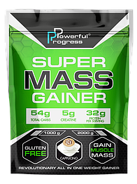 Гейнер Super Mass Gainer Powerful Progress 1 кг Капучіно