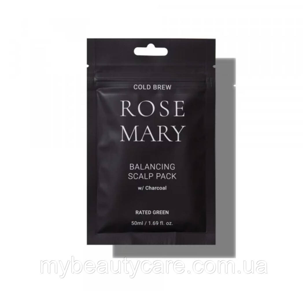 Відновлювальна маска Rated Green Cold Brew Rosemary Balancing Scalp Pack 50 мл