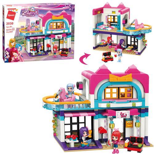 Конструктор BRICK 2030 Cherry-Music Party Villa 447дет.спак.кор.41*6,5*30 /12/, шт