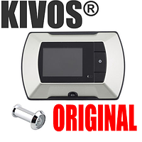 Видеоглазок дверной цифровой для квартиры Kivos 601B с 2.4", для двери 35-50 мм, угол 100°