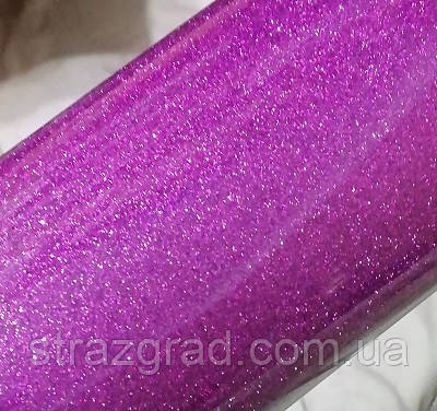 Термотрансферна плівка для термодруку Гліттер колір Бузковий 50х50см, фото 1