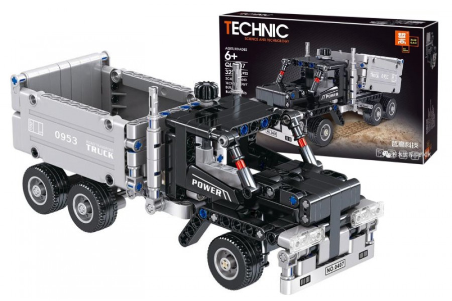 Конструктор "TECHNIC" "Вантажівка" 322 дет QL0407 р.42,5*28*6,8см., шт