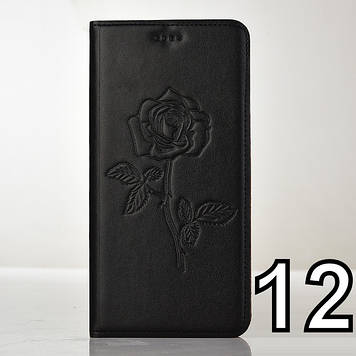 Чохол книжка з натуральної шкіри протиударний магнітний для Xiaomi Mi 11 Lite / 11 Lite 5G NE "CLASIC"