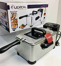 Фритюрниця LEXICAL LDF-3105 регулювання температури 3 л 2000 Вт (4 шт/ящ)