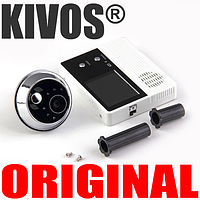 Відеовічко дверної цифровий для квартири Kivos 601A з 2.4", 32 мелодії, кут 90°