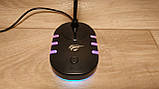 Мікрофон настільний дротовий HAVIT HV-GK58B RGB, USB, Black, фото 7