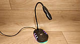 Мікрофон настільний дротовий HAVIT HV-GK58B RGB, USB, Black, фото 5