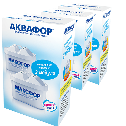 Аквафор В25 (В100-25) Максфор 6 шт Комплект змінних картриджів (ID ...