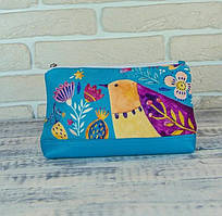 Косметичка дорожня жіноча Lovely Птичка 26x15x8 см
