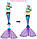 Лялька Барбі русалочка з 7-ю сюрпризами Кольорове перетворення S4 Barbie Color Reveal Doll GTP43, фото 7