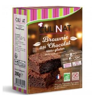 Culinat brownie au chocolat, 280 г, Суміш для Брауні, без глютену, органічна