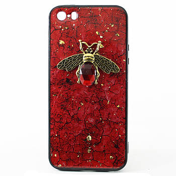 Чохол Epoxy Bee Case для Apple iPhone 5 / 5S / SE Red