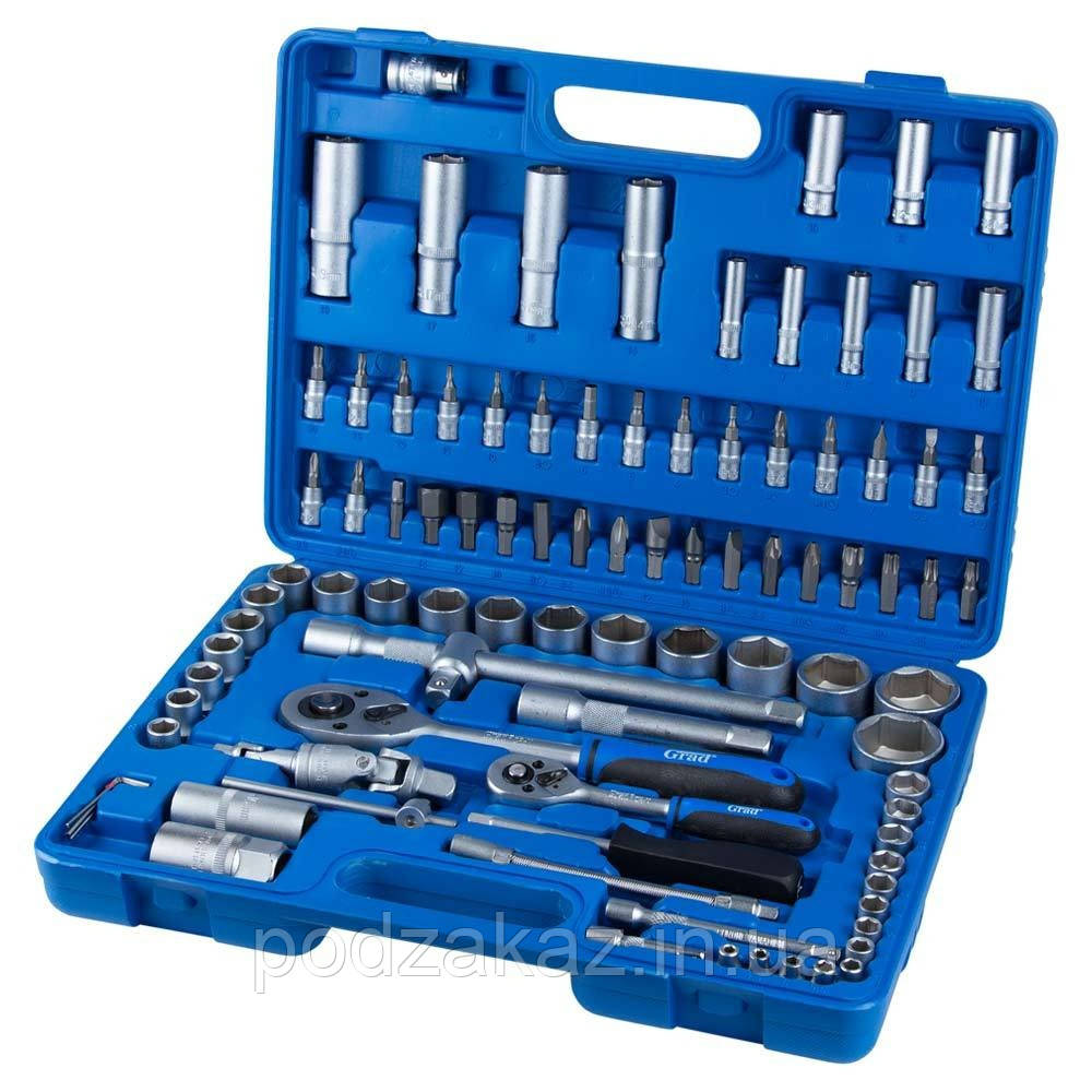 Набор насадок торцевых и бит Grad Start 1/2", 1/4" 94 шт в кейсе (6003175), фото 1