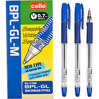 Ручка масляная CELLO 0,7 мм синяя BPL-GL-M-1192