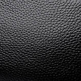 Шкіряна жіноча сумка з натуральної шкіри. Сумочка жіноча маленька на три відділення (руда), фото 8