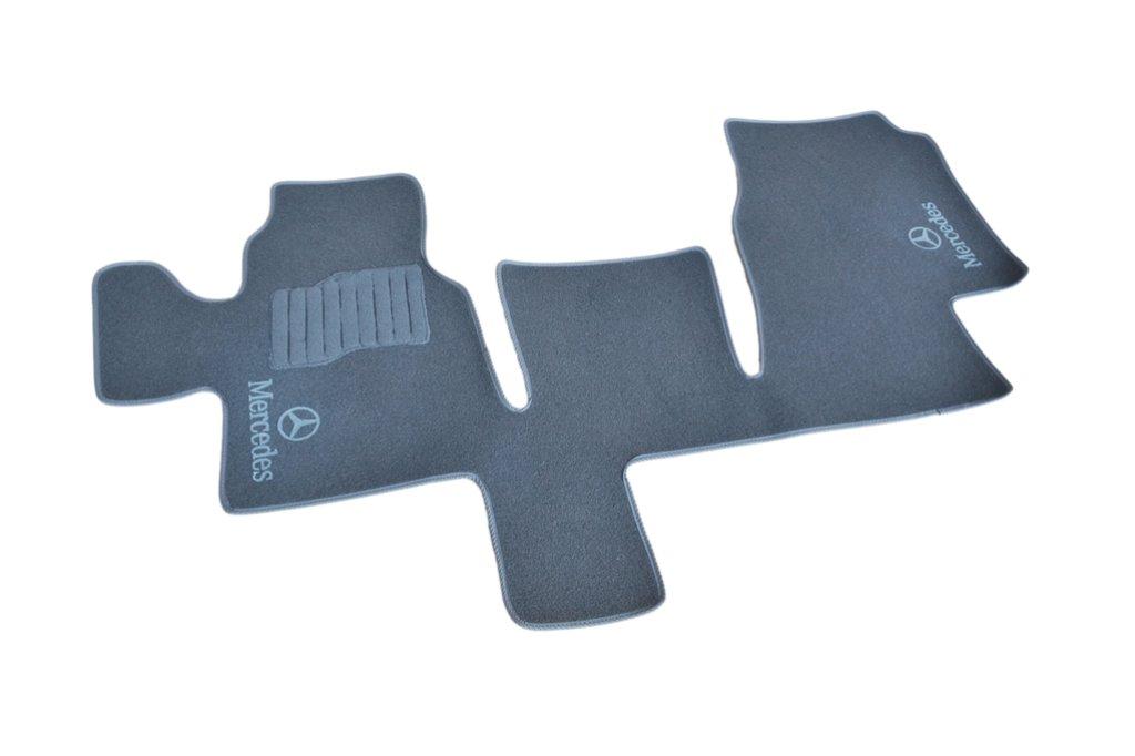 Килимки в салон ворс Mercedes Sprinter (1995-2006) Сірі, фото 1