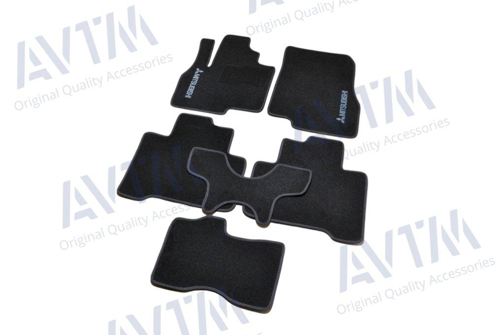 Килимки в салон ворс Mitsubishi Grandis (2003-2011) /чорні 6 шт., фото 1