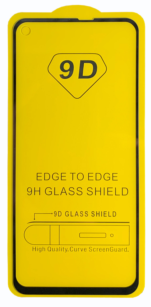 Захисне скло NoName для Samsung A606 Galaxy A60 (2019) 5D Чорний (Тих пак), фото 1