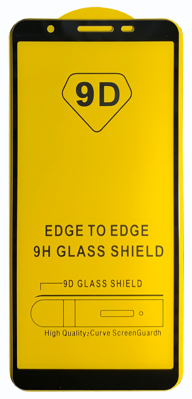 Захисне скло NoName 9D для Samsung A013 Galaxy А01 Core (2020) Чорний (Тих пак), фото 1