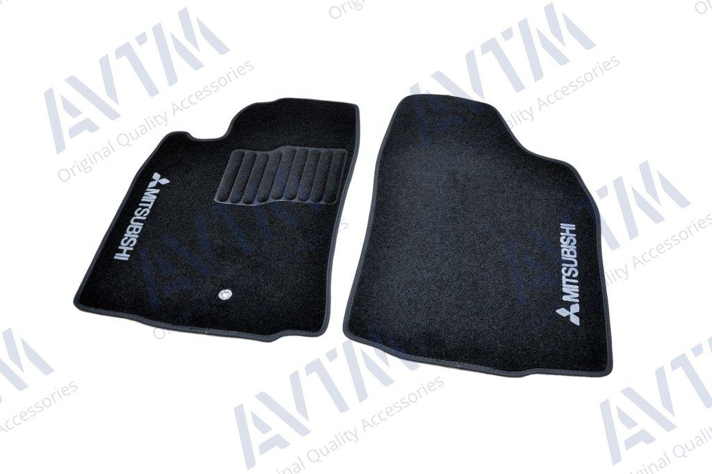 Килимки в салон ворс Mitsubishi Pajero Sport (1996-2008)/чорні 5 шт., фото 1