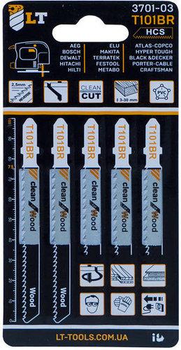 Пилки для лобзика LT-T101BR 5 шт. (3701-03)