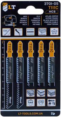 Пилки для лобзика LT-T111C 5 шт. (3701-05)