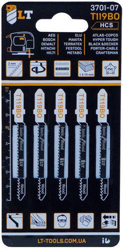 Пилки для лобзика LT-T119BO 5 шт. (3701-07)