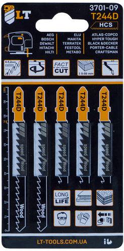 Пилки для лобзика LT-T244D 5 шт. (3701-09)