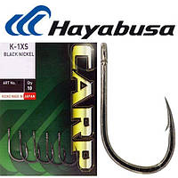 Крючки усиленные Hayabusa K-1 № 4 XS BNickel (Черный Никель)