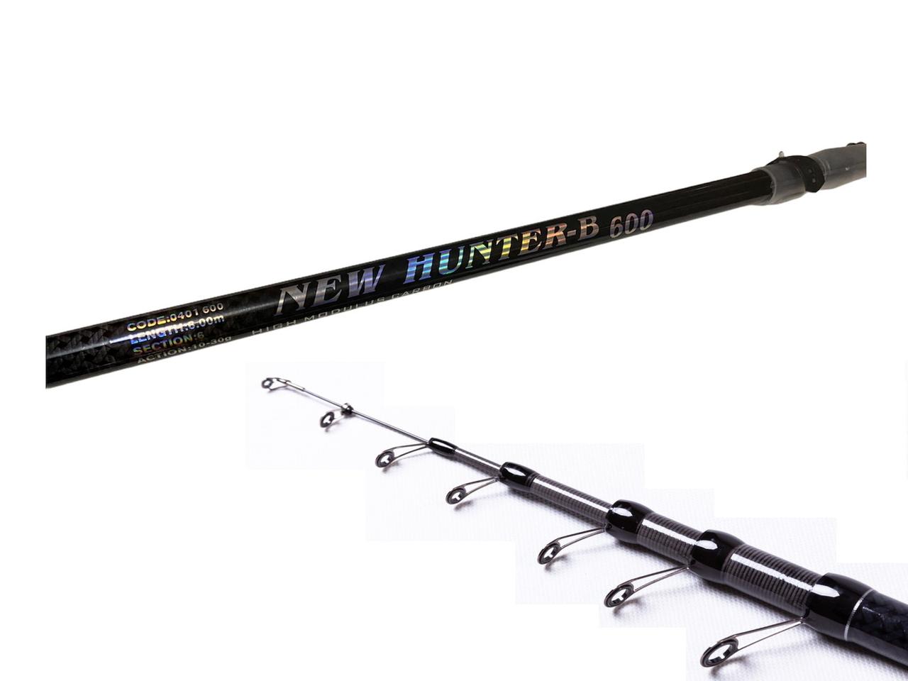 Вудка з кільцями New Hunter B Carbon 6.00 м SIC тест 10-30 г