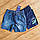 Комплект шортів на хлопчика, зріст 86/92, колір синій, фото 2