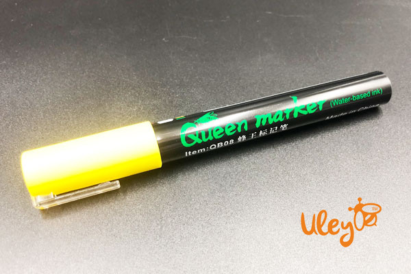 Квин Маркер. ЖЕЛТЫЙ 2022, 2027г. Для метки маток (аналог Posca), фото 1