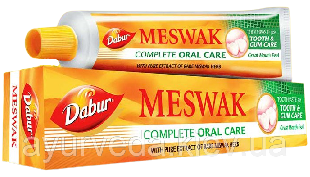 Зубна паста Мешвак, Мишвак, Meswak 100gm - відбілювання зубної емалі, зміцнення зубів і ясен, карієс