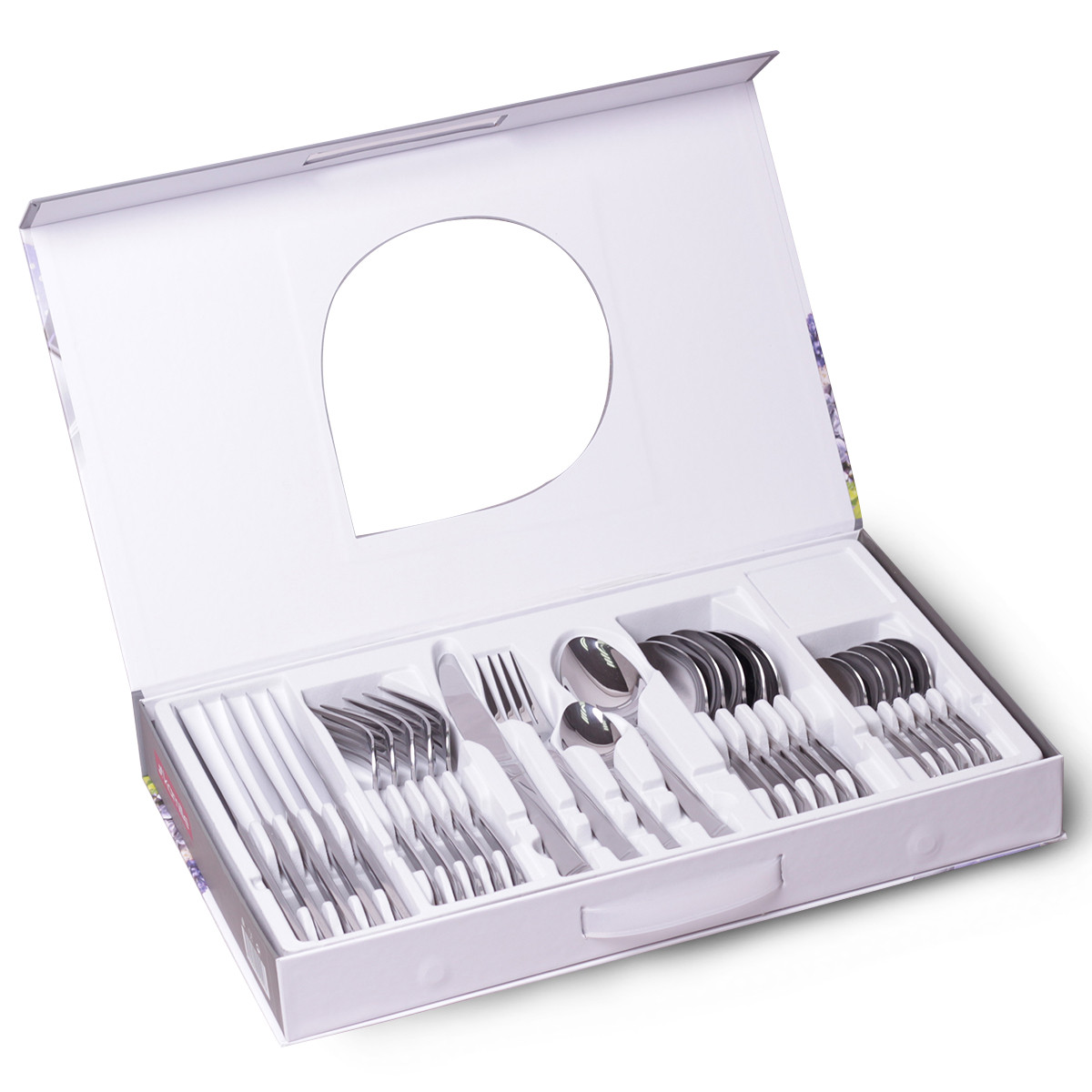 Набір столових приладів Kamille 24 предмета з нержавіючої сталі KM-5212S, фото 1