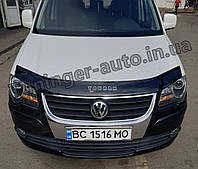 Дефлектор капота, мухобойка Volkswagen Touran 2007-2010 (Vip)