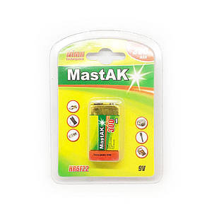 Аккумулятор Ni-Mh Крона 8,4v MastAK 300mAh