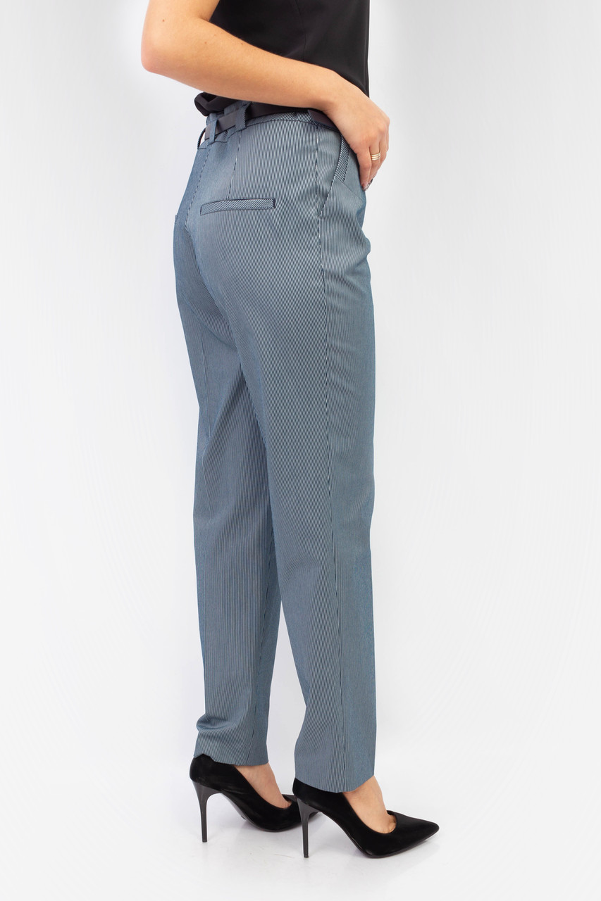 Стильные женские брюки Vivento синие 40 - фото 2 - id-p1281806877