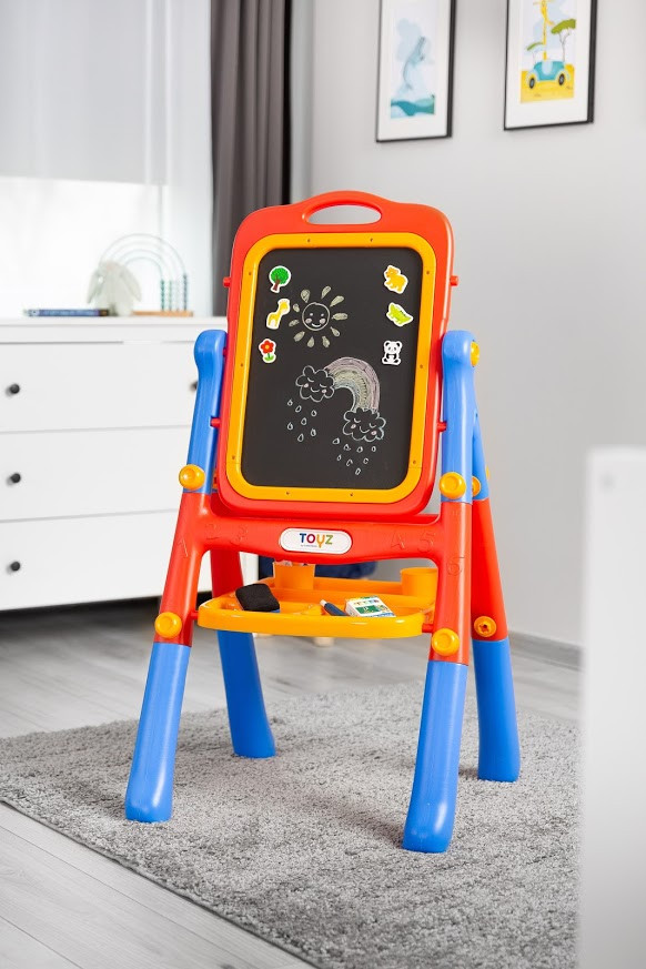 Дитячий мольберт для малювання Caretero Red, фото 1