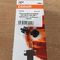 Лампочка BX8.4d OSRAM 2351 MFX6 12V1,2W c патрончиком приборная панель