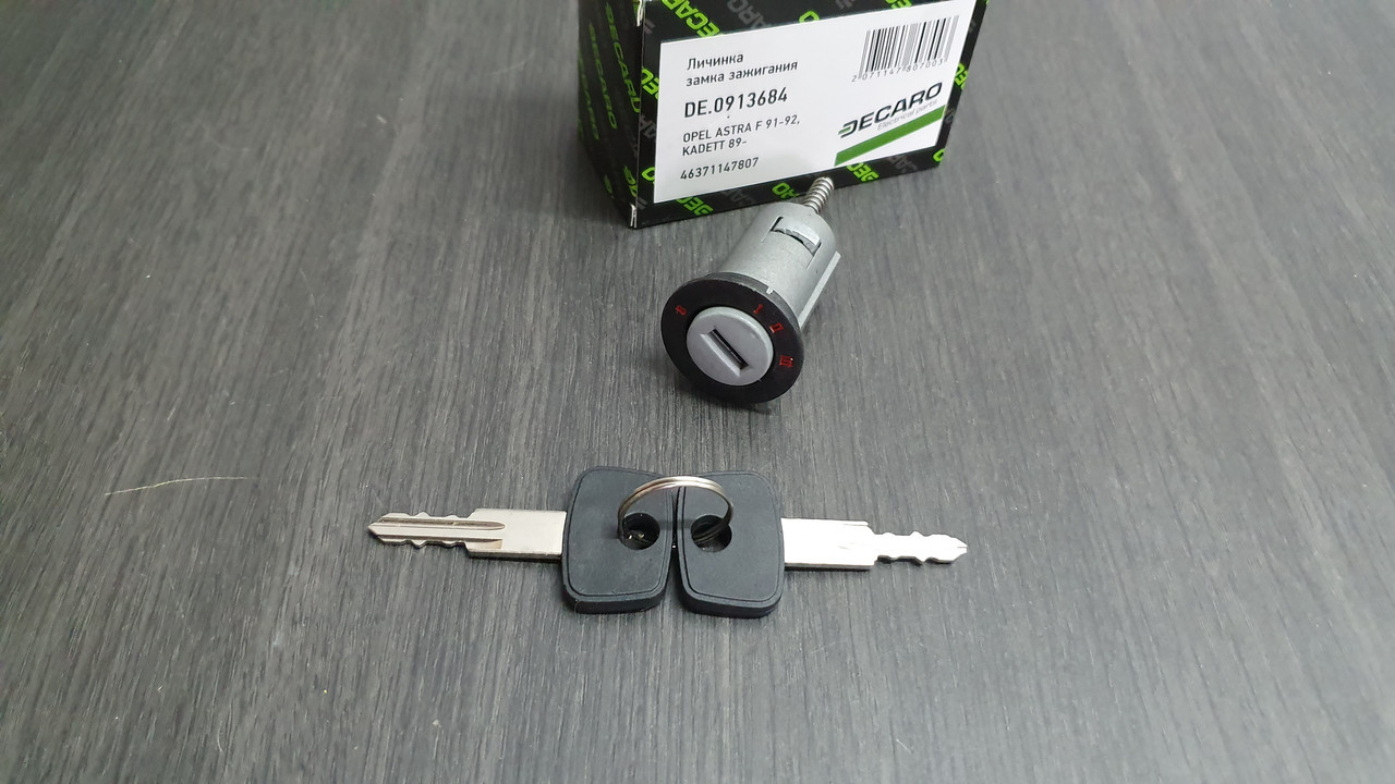 Купить Личинка замка зажигания DECARO DE.0913684 OPEL ASTRA F 91-92 ...