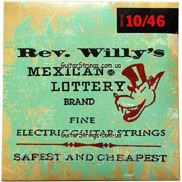 Струны Dunlop RWN1046 Rev. Willy's Mexican Lottery Billy Gibbons 10-46