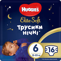 H трусики-підгузки elite soft нічні 6(16)