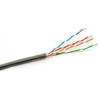 Кабель "Вита пара" FTP (PE) Сat.5e EUROSAT 4 × 2 × (0.51 CU), зовнішній, чорний, 305 м