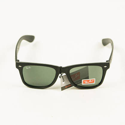 Солнцезащитные очки Ray-Ban Wayfarer унисекс со стеклянной линзой - 712, фото 2