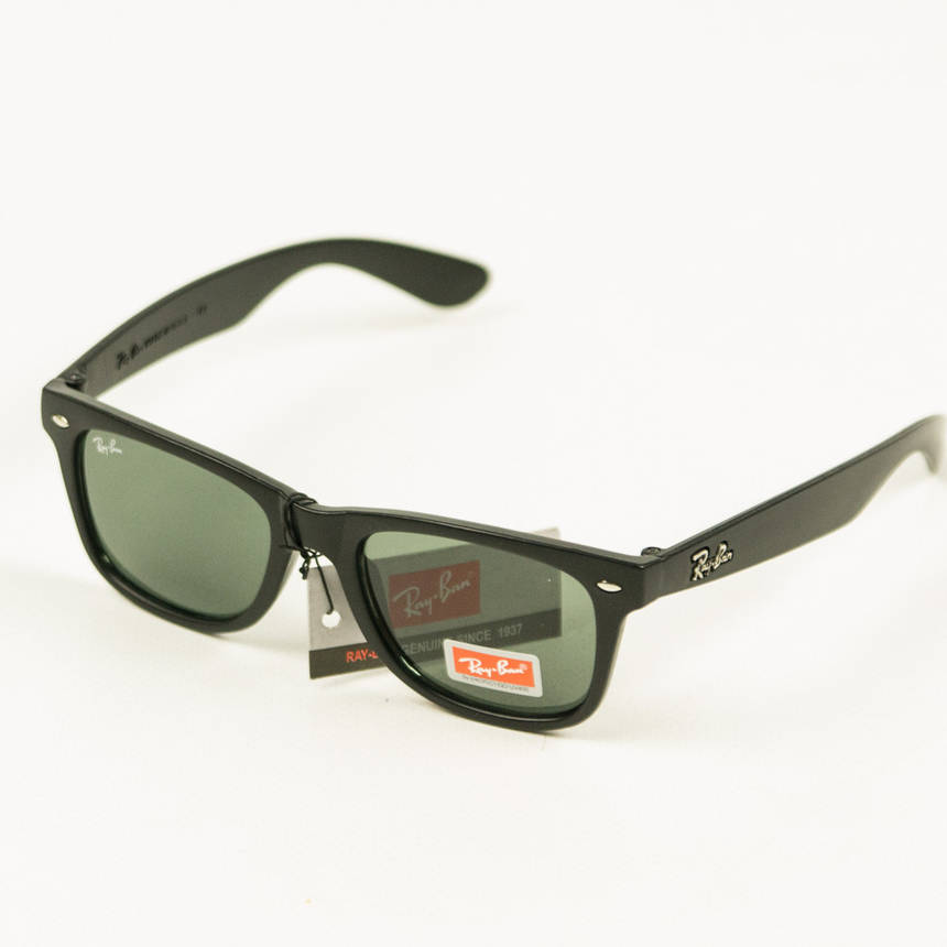 Оптом солнцезащитные очки Ray-Ban Wayfarer унисекс со стеклянной линзой - 712, фото 2